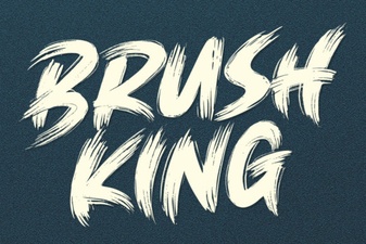 Brush King Fonts for Creative Design Projects