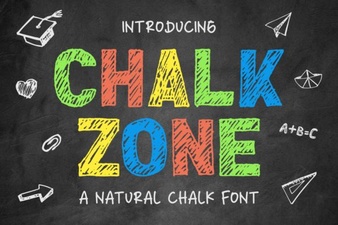 Chalk Zone Font Style & Design Inspiration