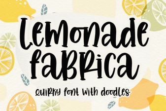 Lemonade Fabrica: Modern Font Projects & Inspiration